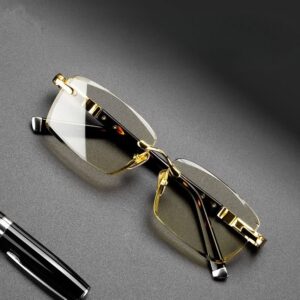 Men Reading Glasses Business